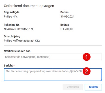 Vraagpost Aanleveren 2.1