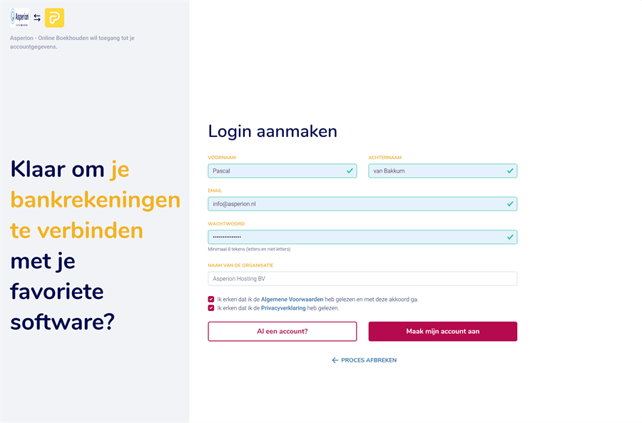 2 Ponto Create Account