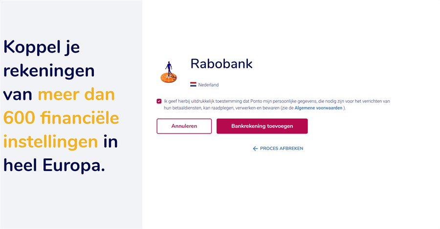 4 Ponto Bank Keuze Rabobank