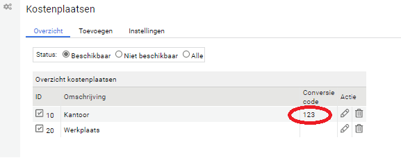 Conversie Code 2