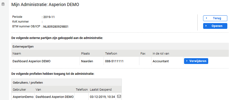 Mijn Administratie