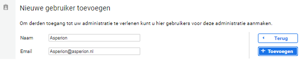 Nieuwe Gebruiker 1