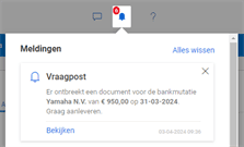 Vraagposten Notificatie 002