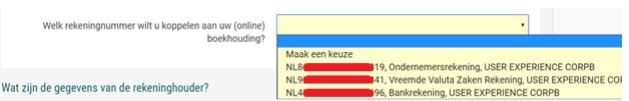 Abnamro -selectie -rekeningen