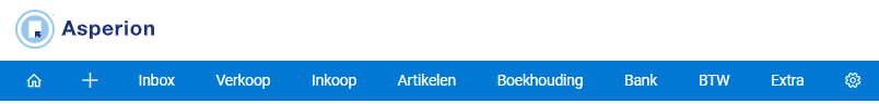Algemene Introductie - De Startpagina - De Menu Balk