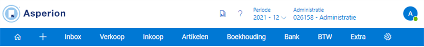 Algemene Introductie - Menubalk