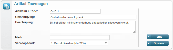 Artikeltoevoegen