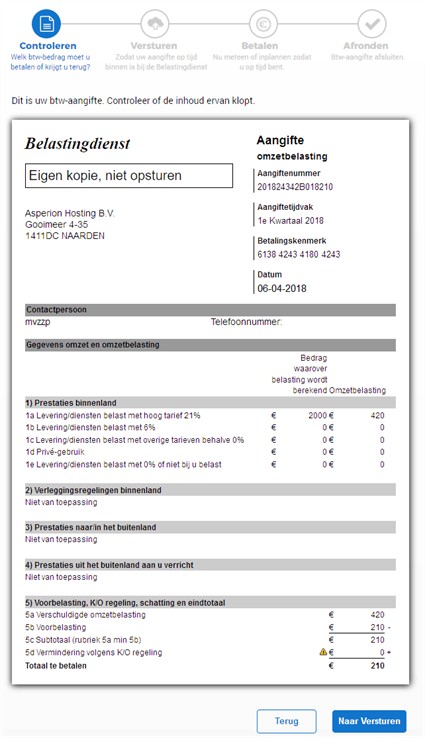 BTWflow 1 - Controleren
