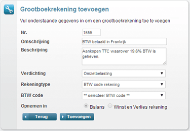 GBrek EU Aanmaken