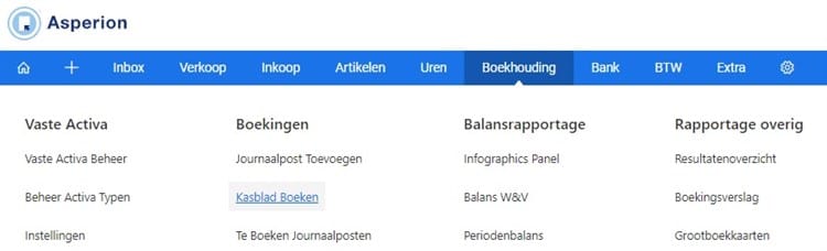 Kasblad Boeken