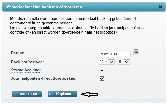 Memoboekingstorneren