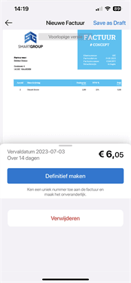 Mobile -app -sale -invoice -preview