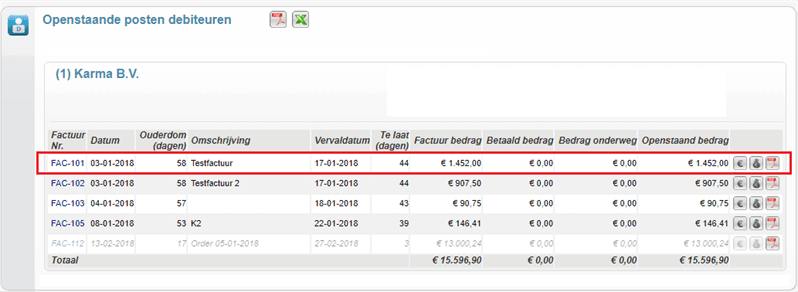 OPL Debiteuren