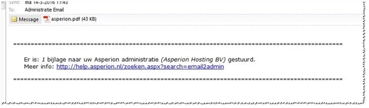 Sreenshot -email -info