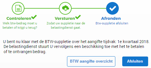 Suppletie Klaar
