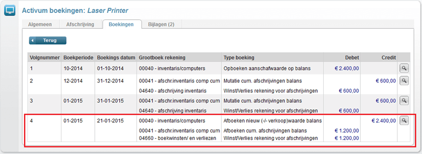 VA Afboek JP